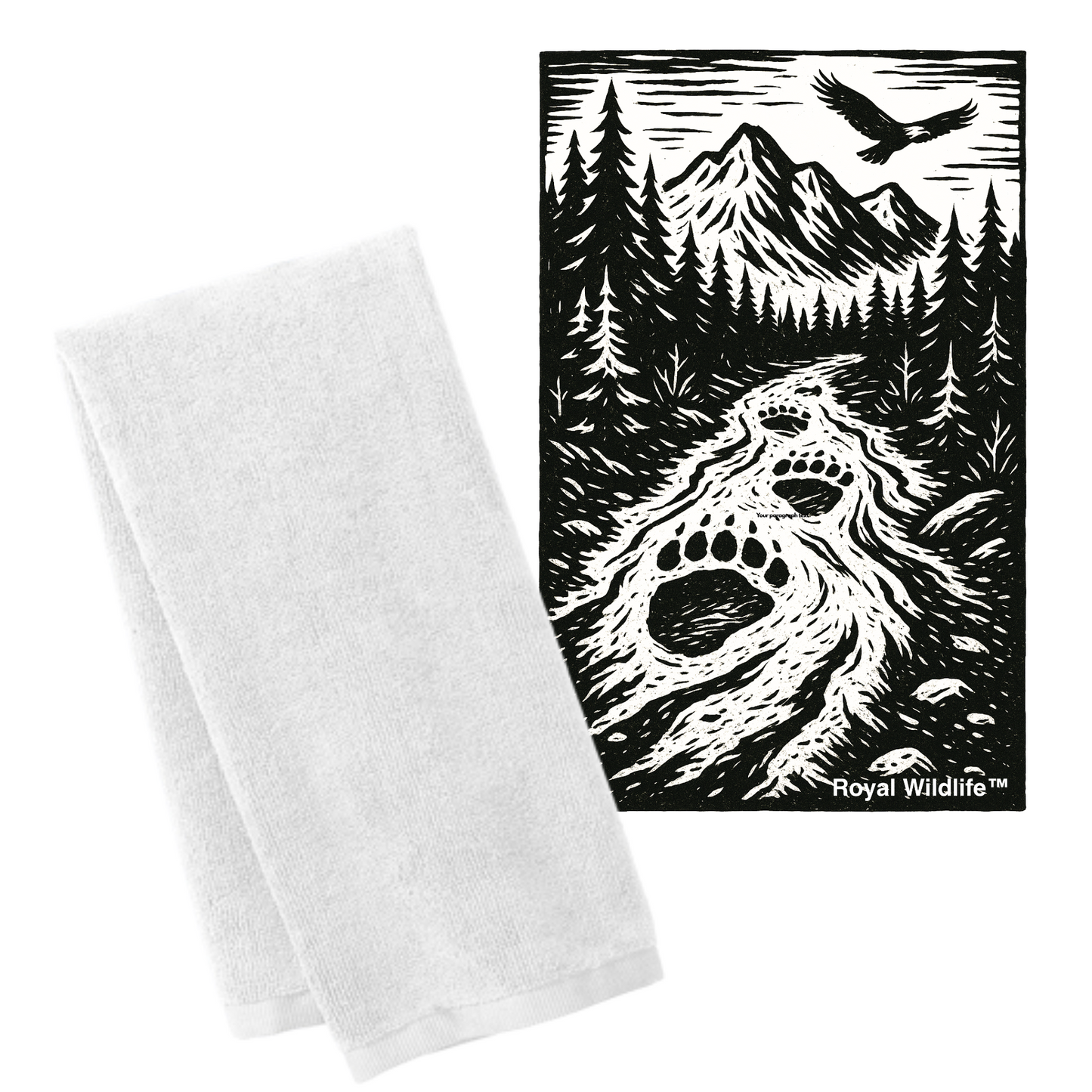 Don't Forget Your Bear Spray – Microfiber Hiking Towel | Royal Wildlife™